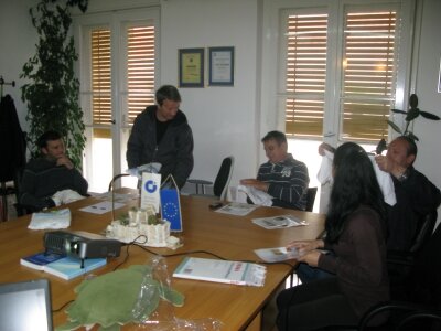 Zadar, Croatia, 17th April 2014, meeting with fishermen!
